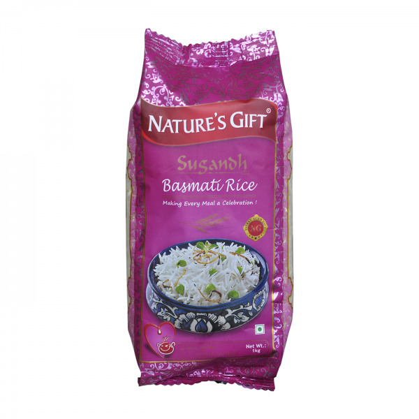 NATURE'S GIFT SUGANDH BASMATI RICE 1 KG