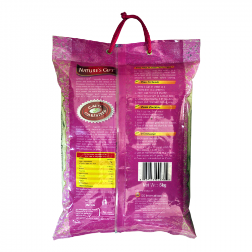 NATURE'S GIFT SUGANDH BASMATI RICE 5 KG
